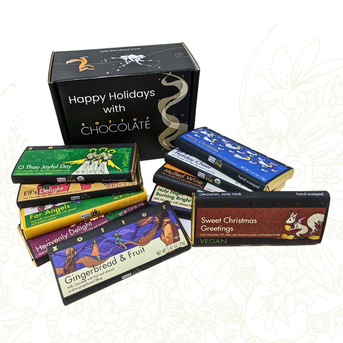 Large Discovery Pack (with alcohol) - Zotter Chocolates | Bean To Bar,  Organic and Fair Trade Chocolate